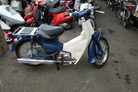 VENDU! Honda C50 NT Japonais, Bleu, 1077 km