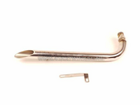 Pot d'échappement sportif, dessous, simple, drag pipe