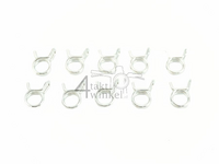 Collier de serrage du tuyau d'essence 9,5 - 11,5mm, Par 10 pièces.