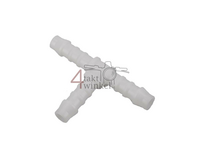 Connecteur de tuyau d'essence 6mm, T-pièce