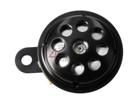 Klaxon 6 volts, support universel, noir