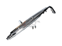Pot d'échappement standard, chrome, convient pour CT50, CT70 Trial, (ST50 Dax)