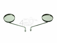 Jeu de rétroviseurs, universel, filetage m8, rond