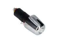 Embout de guidon / balance, universel, 22mm, chrome