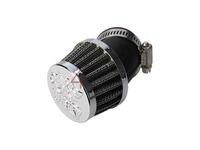 Filtre &agrave; air / cornet 35mm, 45 degr&eacute;s, Chrome, U-best