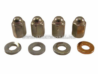 Jeu d'&eacute;crous borgnes, m6 x 1 + rondelles, Kitaco