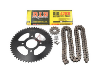 Jeu de pignons et cha&icirc;ne, Mash X-ride, 14-52, noir, Arbre 20mm