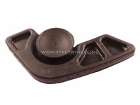 Support de selle, caoutchouc C50 OT, avant gauche, d'origine Honda