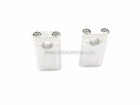 Pontets de guidon, universels, Kepspeed, 75mm, Allen, argent