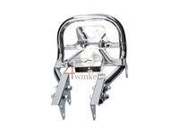 Porte bagage Monkey barre de maintien, avec support de lampe, chrome, produit de 2&egrave;me chance