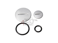 Cache d'allumage, kit de bouchons d'inspection, argent