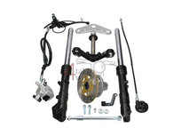 Fourche avant compl&egrave;te, Dax, 31mm, standard Skyteam, noir, produit de 2&egrave;me chance