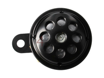 Klaxon 12 volts, support universel, noir