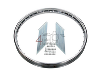 Jante et kit de rayons, 17" 1.20, Novio, Amigo, convient pour l'avant et l'arri&egrave;re, Qualit&eacute; A