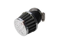 Filtre &agrave; air / cornet 35mm, 45 degr&eacute;s, Chrome, U-best