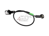 Accu kabel, negatief, zwart, 60cm, universeel