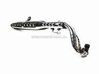 Pot d'&eacute;chappement standard, noir / chrome, nouvellement d&eacute;mont&eacute;, euro 4, convient pour Skyteam Dax