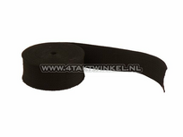 Bande thermique d'&eacute;chappement, 50mm x 10 m, noir