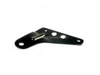 Plaque de montage d'&eacute;chappement CB50 noire, d'origine Honda