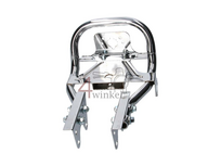 Porte bagage Monkey barre de maintien, avec support de lampe, chrome, produit de 2&egrave;me chance