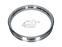 Jante 17" 1.85 acier, chrome