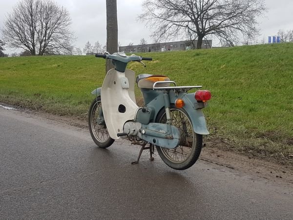 Honda C50 OT Japanese, green, 1047 km