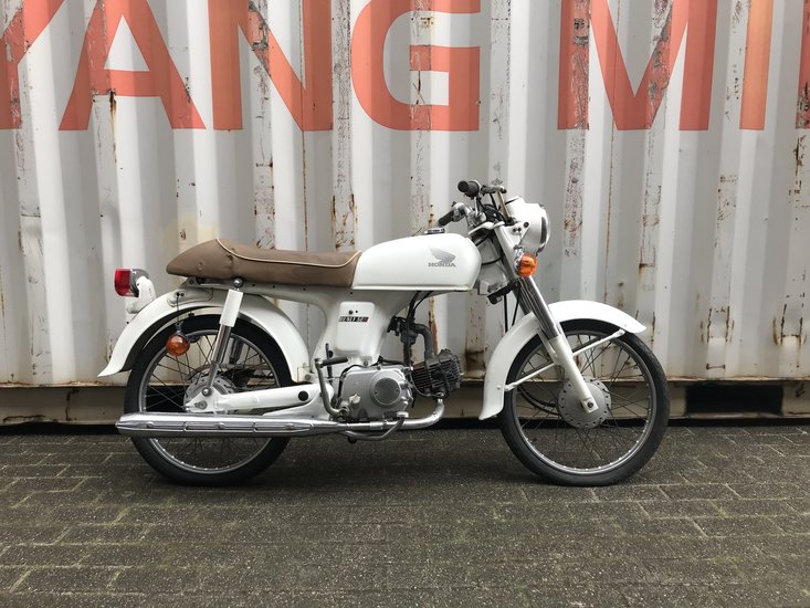 VERKOCHT! Honda CD50s benly Japans, Wit, 13500 km, 