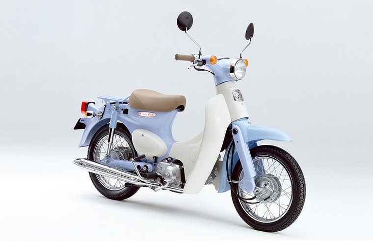 Verkocht! Honda Little cub, Japans, blauw, 10319km