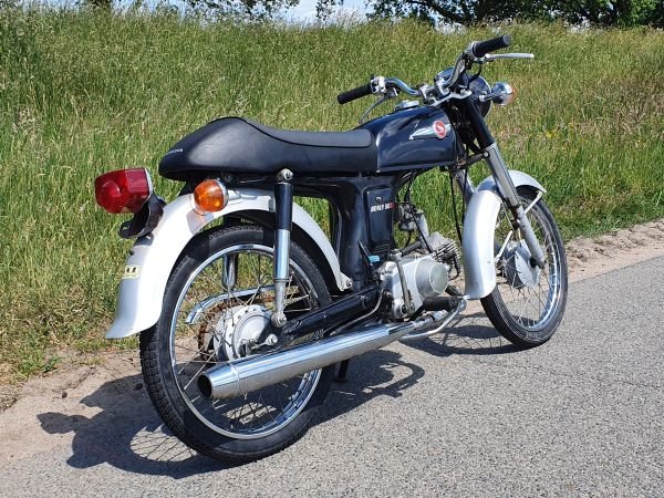 Verkocht! Honda CD50s benly Japans, Zwart, 2338 km