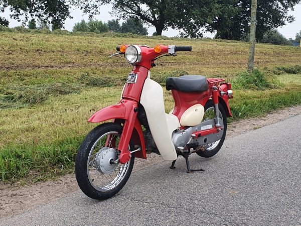 VERKOCHT ! Honda Little cub, Japans, rood, 7986km