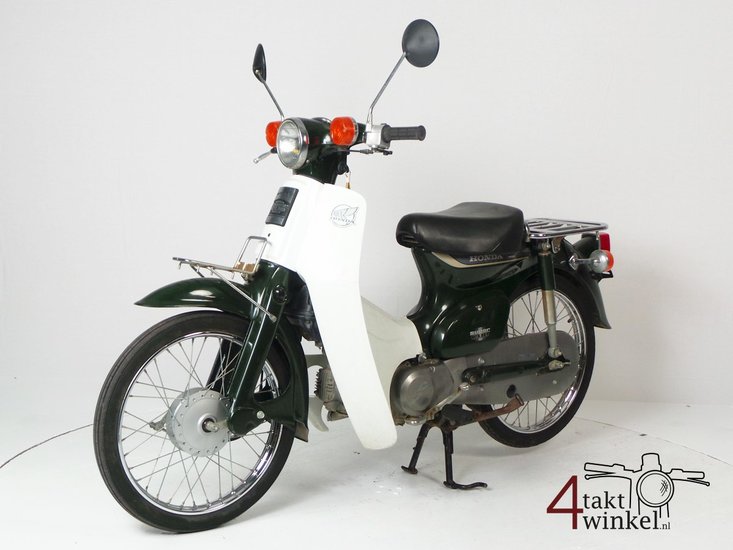 VENDU ! Honda C50 NT Japanese, green, 4756 km, with papers