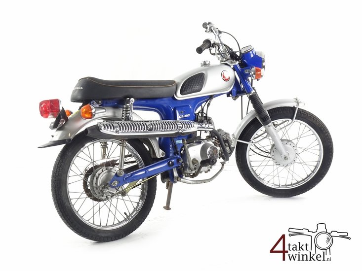 Honda CL50, Scrambler, Blue, 8163km, with papers