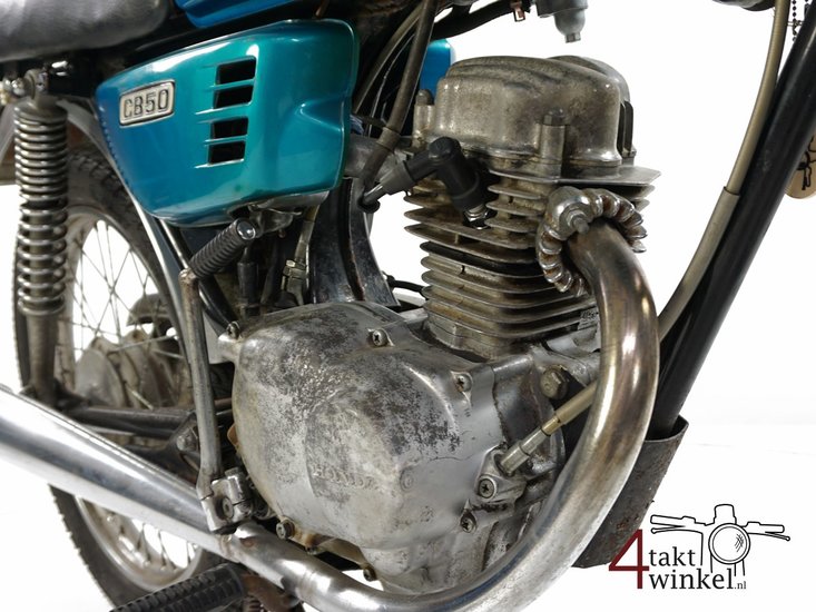 VENDU Honda CB50 K1, Blue, 8072km, with papers