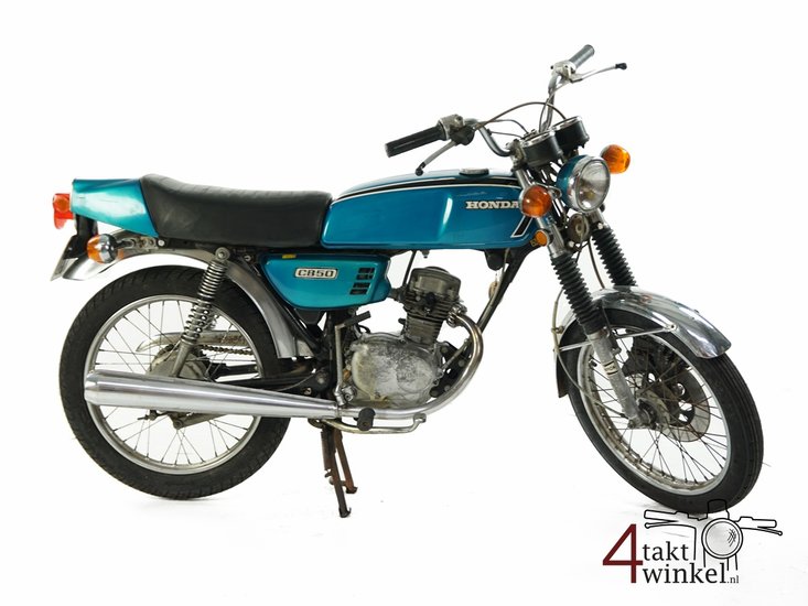 VENDU Honda CB50 K1, Blue, 8072km, with papers