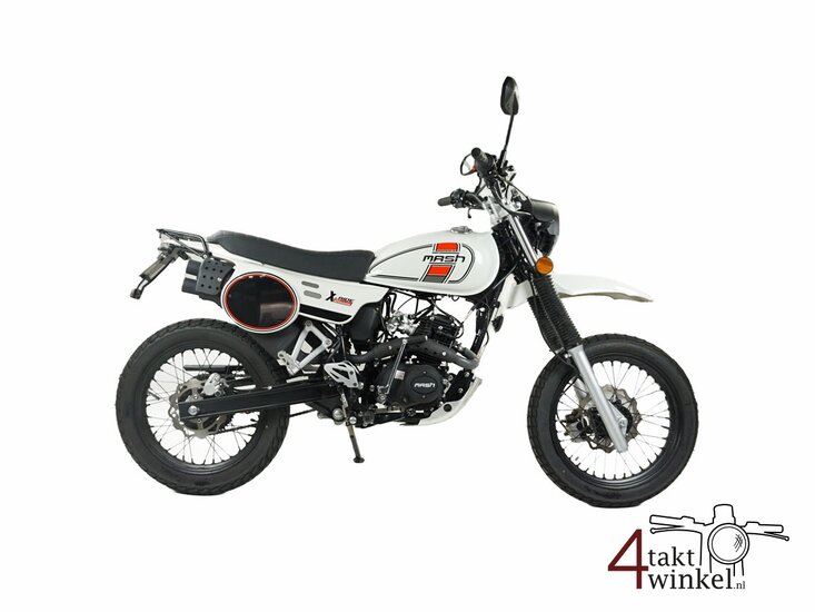 Vendu! Mash X-ride, 50cc, Euro 5, Blanc, 2meme