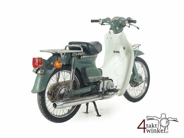 VENDU! Honda C50 6v, green, 13308km