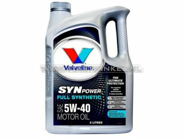 Huile Valvoline 5w-40 Syn Power, synth&eacute;tique 5 litres