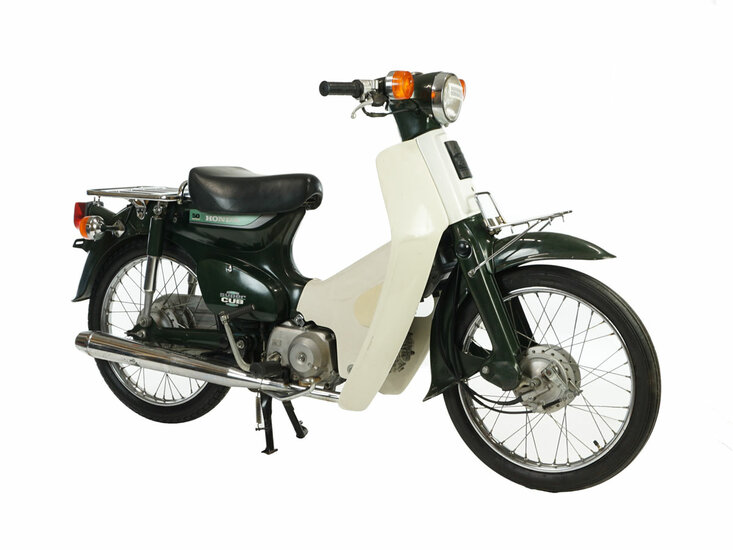 Honda C50 NT, green, 4883km