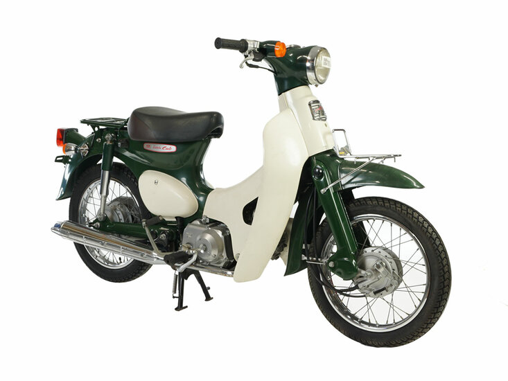 Honda C50 Little cub, green, 14880km