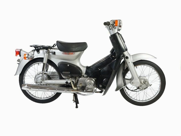 Honda C50 NT, silver, 10538km