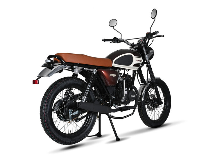 Mash Scrambler, 50cc, brun, Euro 5