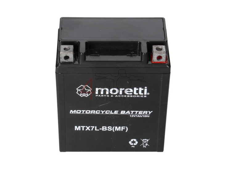 Batterie 12 volts 7 amp&egrave;res AGM, MTX7E-BS, utilisable pour Mash Fifty produit de 2&egrave;me chance
