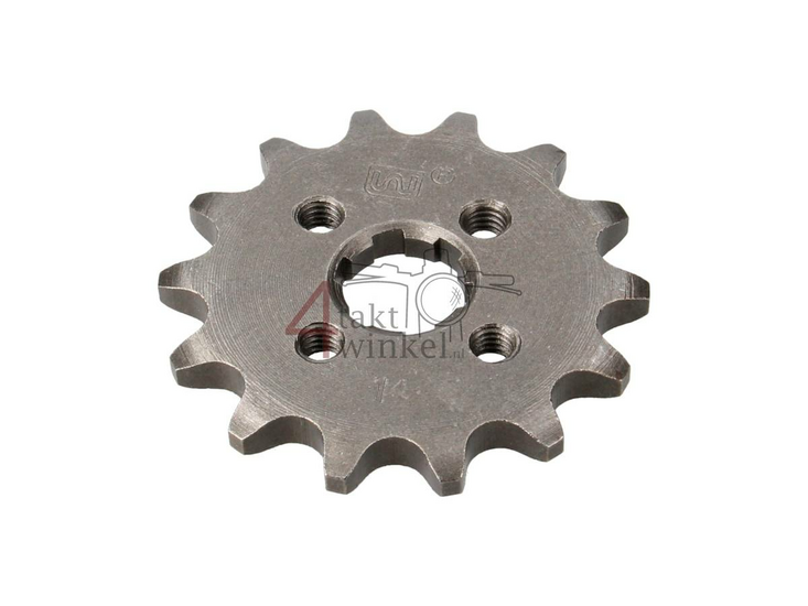Pignon avant, cha&icirc;ne 420, axe 17mm, 14, convient pour SS50, C50, Dax