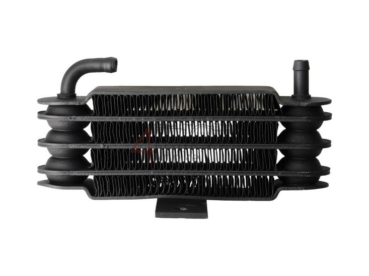 Radiateur d&#039;huile, 4 rangs, raccord tuyau, noir