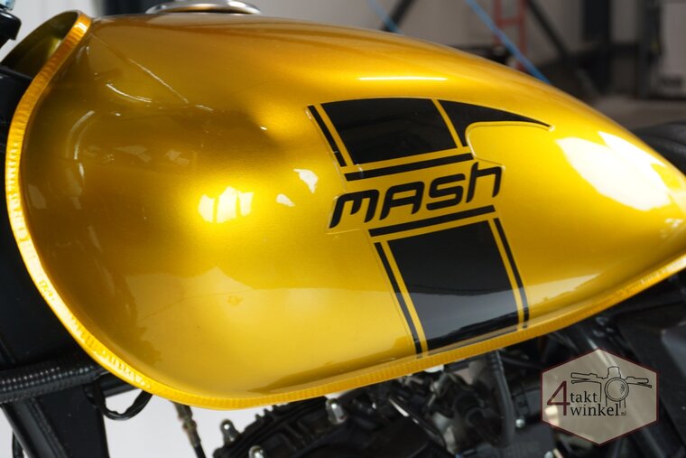 Mash Fifty, 50cc, jaune, Euro 5, 2025, 2337km