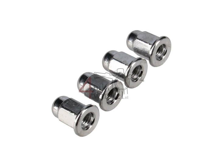 Jeu d&#039;&eacute;crous borgnes M6, hauteur 17 mm, pour culasses