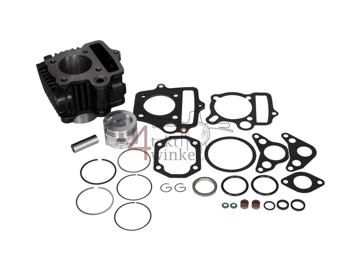 Kit de cylindre, avec piston et joint 70cc, culasse 50, Lifan, Skyteam, Hanway, 49cc empr.&nbsp;acier