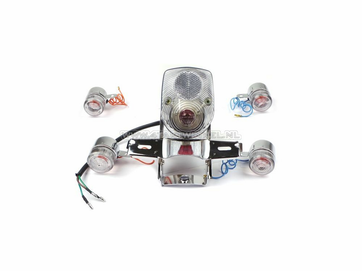 Jeu de feux arri&egrave;re et clignotants, style ancien Dax, blanc