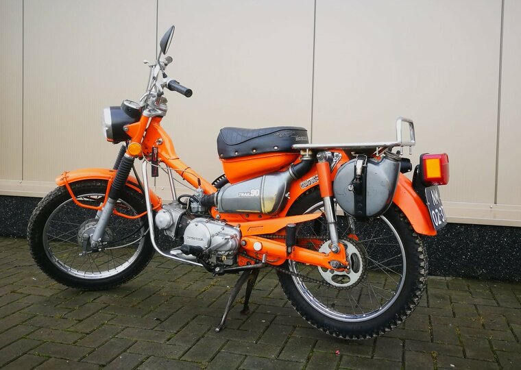Honda CT90 K4, oranje, 2963 miles