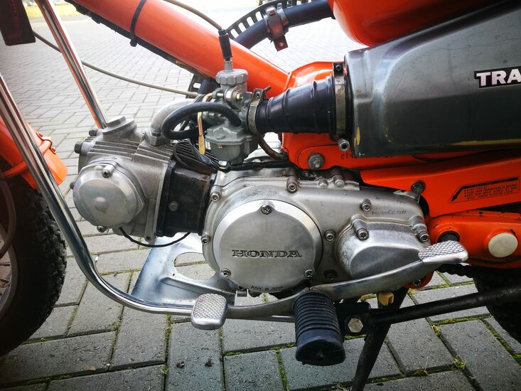 Honda CT90 K4, oranje, 2963 miles